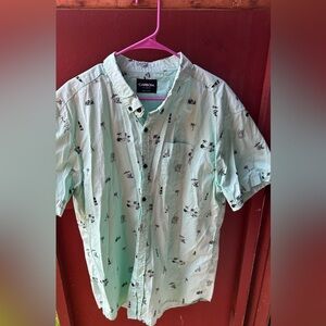 Carbon Men's button up Shirt